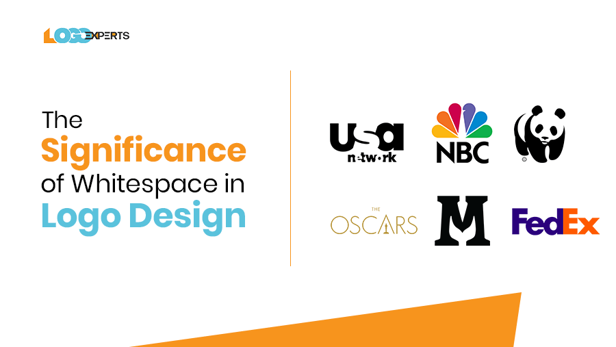 The significance of whitespace in logo design, showing a clean and minimal logo layout that improves readability and visual balance.