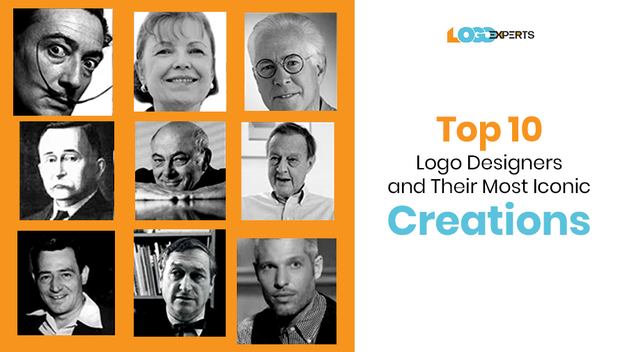 Top 10 famous logo designers and their iconic logo design work.