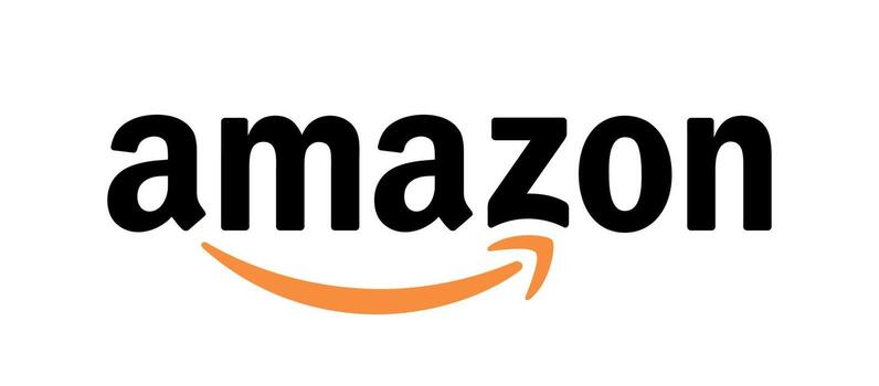 Amazon logo featuring the brand name "amazon" with a smiling arrow from A to Z.