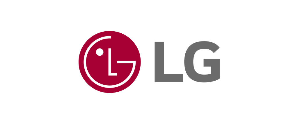 LG logo featuring a stylized "L" and "G" with a circle.
